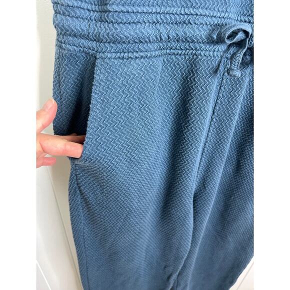 carbon2cobolt Blue Gray V Neck Tank Jumpsuit with Drawstring Waist and Pockets M - Picture 4 of 8